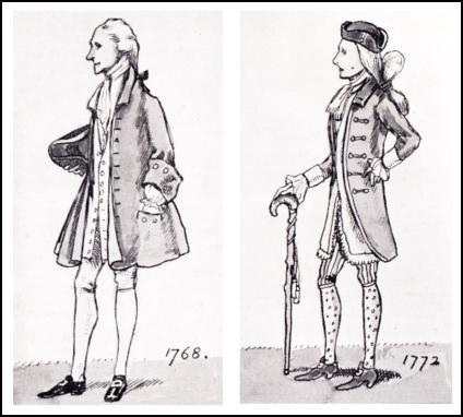 MEN OF THE TIME OF GEORGE III - 1768 + 1772