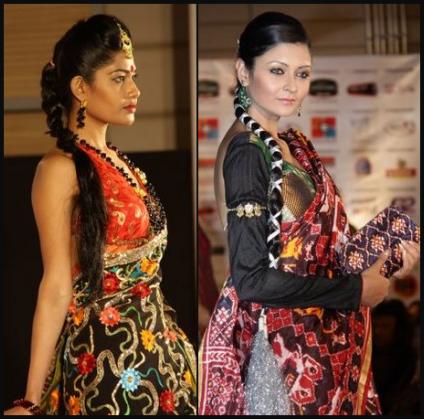 Richly Patterned Indian Fashion