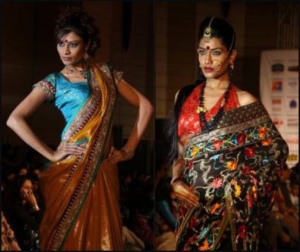 Rich Patterns of Indian Saris
