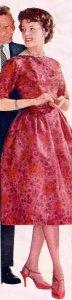 Red Bouffant Skirt Dress 