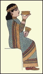 Ancient Costume Early Assyrian Clothing C800 B C