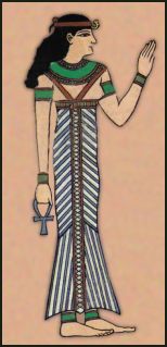 ancient egyptian girl clothing