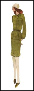 1970s Shirtwaist Dress 1971 Pattern