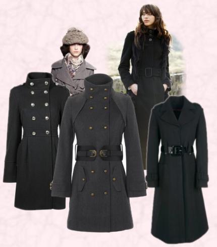 Autumn 2009 - All these women's military coat items are from Autumn 2009 collections on the high street or at selected stores.