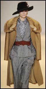 Caroline Herrera's camel coat