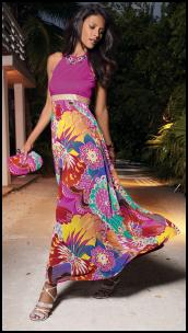 This pretty long magenta maxi dress costs £65 from NEXT DIRECTORY.