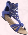 Blue Gladiator Sandals.