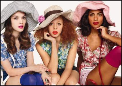 Benetton Floral Fashions Trends Summer Campaign 2011.