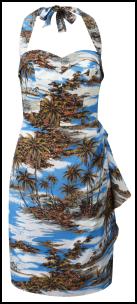 Fever SS12 Tropical Palm Trees & Ocean Dress.