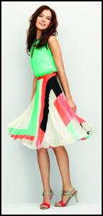 wallis pleated skirt