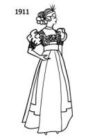 1911 Dress sketch