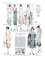 Paris Wears Evening Frocks That Ripple 1925 - McCall's