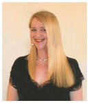 2 - Pauline Thomas in 18" clip in human hair extensions after trimming and styling.