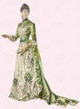Bustles. Fashion History - Victorian First and Second Bustle Era 1870s ...