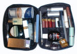 Make up bag contents for weekend.