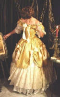 Ball Gown in Yellows
