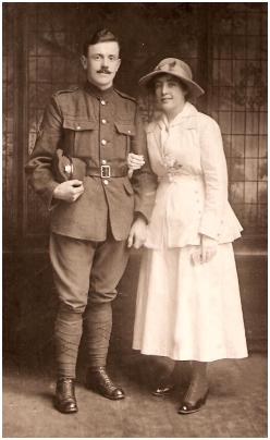 1917 Soldier William (Billy) Rogerson Eckersley married Winifred Agnes Quinn on October 10th 1917 in Bolton.