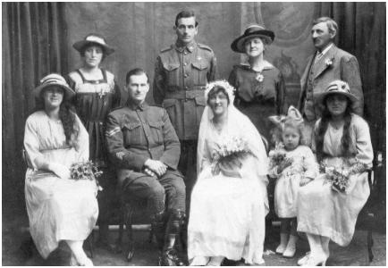 1919 - English/Australian Wedding Group Photo