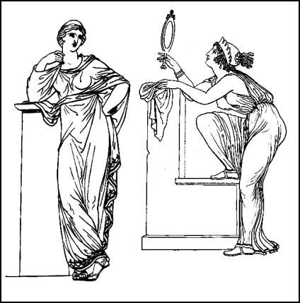 Greek costumes for women - the fabric can be fairly diaphanous, or if you prefer select material which is totally opaque