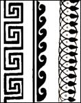 The most famous Greek pattern is the Greek key pattern.