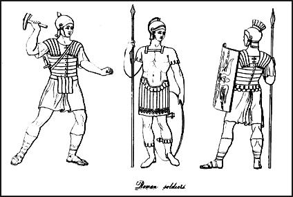 roman soldier costume drawing