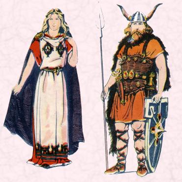 A Saxon Chief & A Saxon Lady