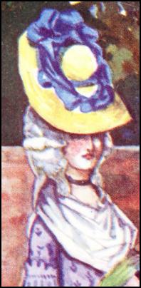 Georgian Women's Hairstyles, Calash Hats & Bonnets 1700 
