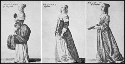 Hollar 17th Century Noble Ladies