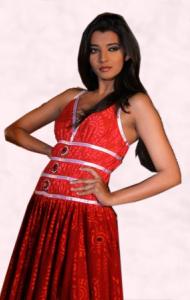 Modern Indian fashion - Red Dress