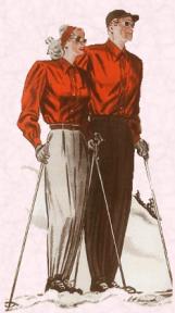 Windshirts for Skiwear 1947.