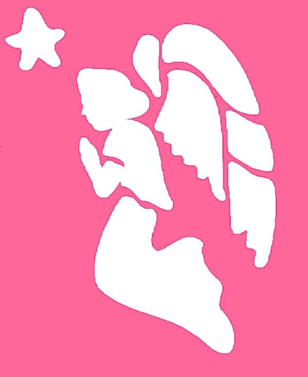 Free Christmas Stencils Advent Craft Ideas For Children To Cut out 