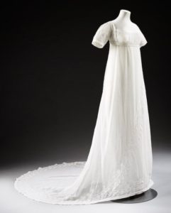 regency era fashion 1807 white muslin dress