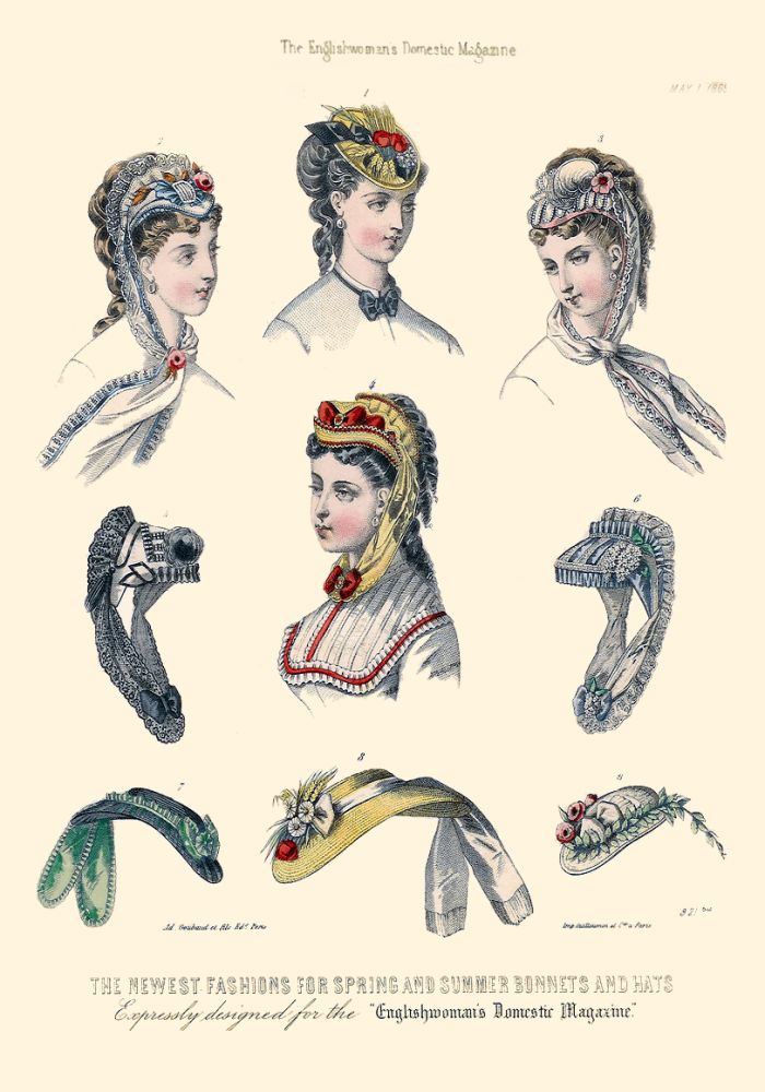 1869 accessories lace hats