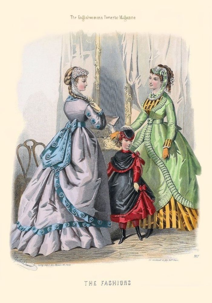 1869 apple green dress 1860s fashion