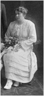 1920 wedding seymour bridesmaid