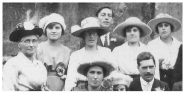 1921 wedding hats line