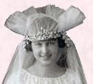 1922 wedding head decor