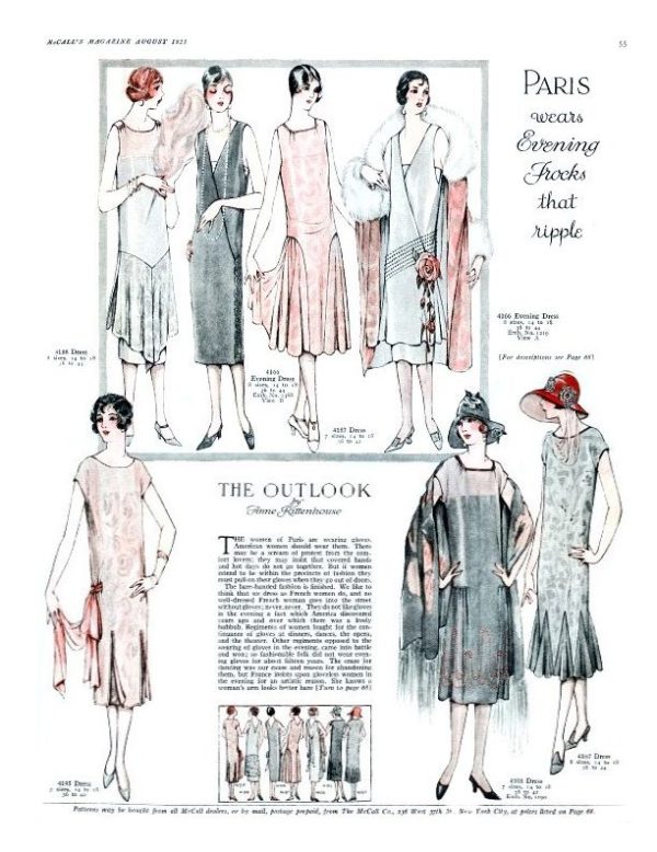 McCalls Fashion Magazine History Images Issue August 1925 | Fashion-Era