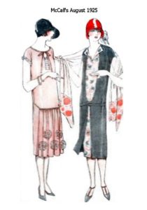 1925 mccalls fashion hisotry image red cloche