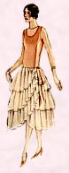 1928 maids dress pattern