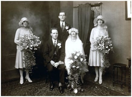 1928 paton wedding photo