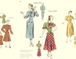 1940s dress pattern