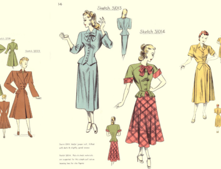 1940s dress pattern