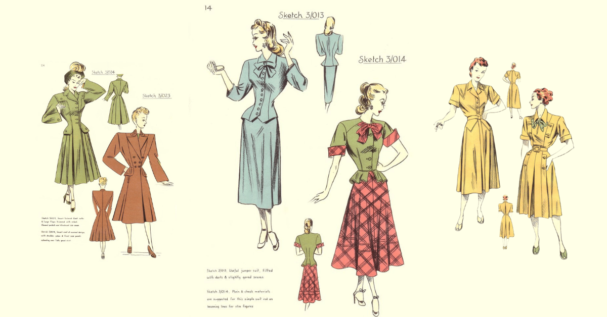 1940 style dress