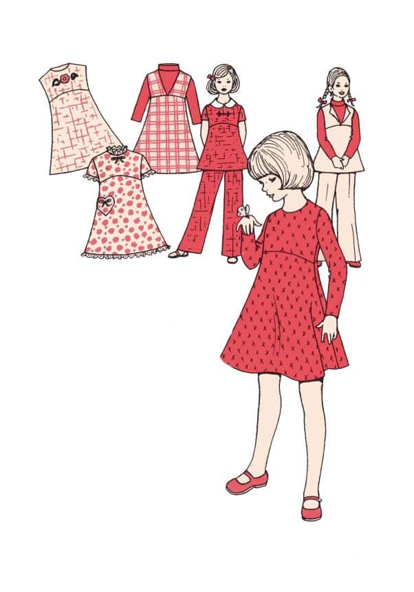 1970s child ceri dress