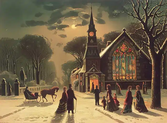 Christmas Eve1878 by j hoover