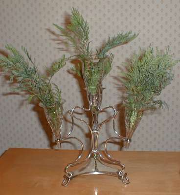 Garden Conifer Greenery in the Epergne