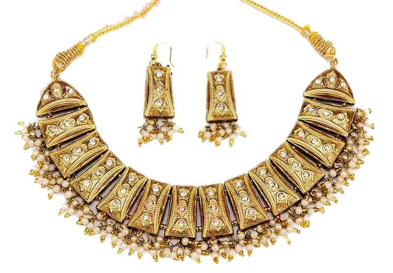 indian costume Jewellery necklace bronze