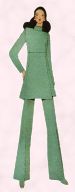 Flared Trousers, Bell Bottoms and Trouser Suits1971- 1972 Tunic trouser suit 70s fashion