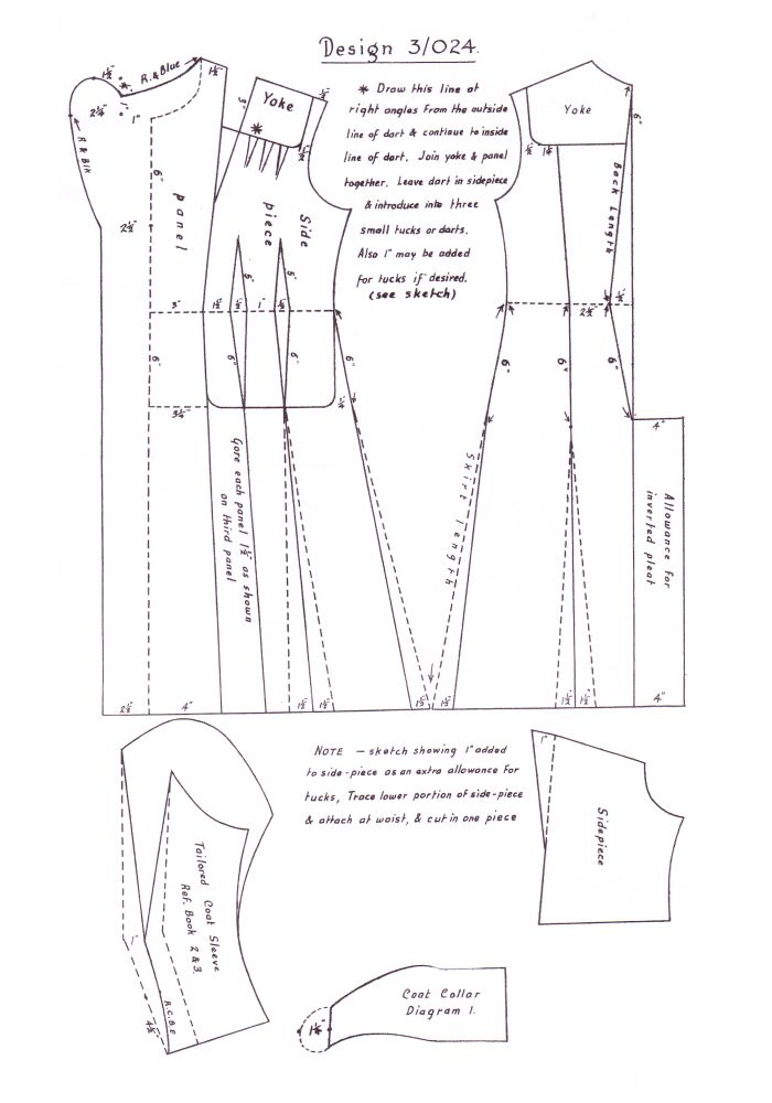 free dress sewing pattern 1940s
